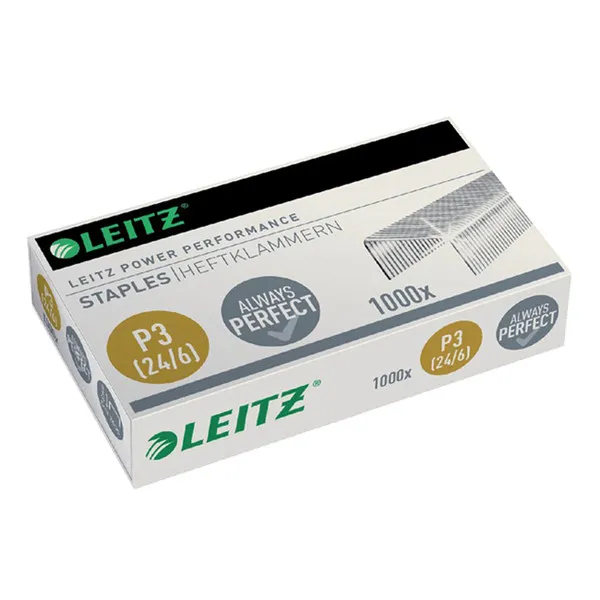 Leitz 24/6 Power Performance P3 grapas galvanizadas (1000 unidades)