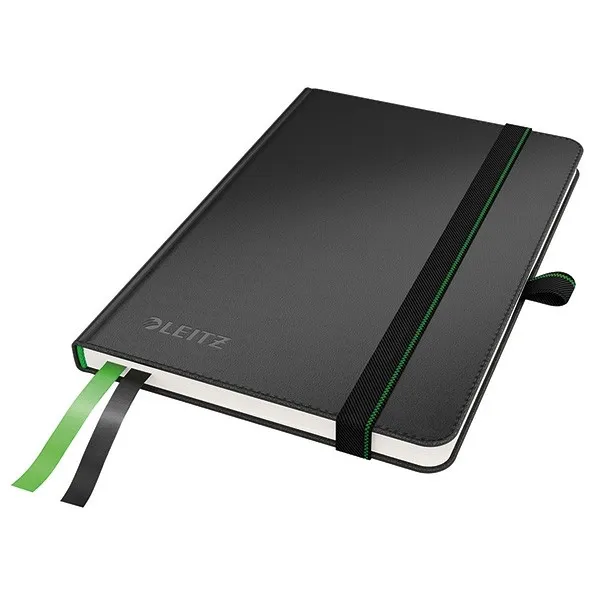 Leitz 4480 bloc de notas A6 rayado 96 gramos 80 hojas negro