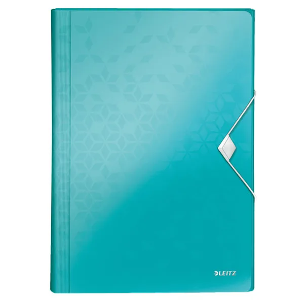 Leitz 4589 WOW carpeta acordeón turquesa metalizado (6 compartimentos)