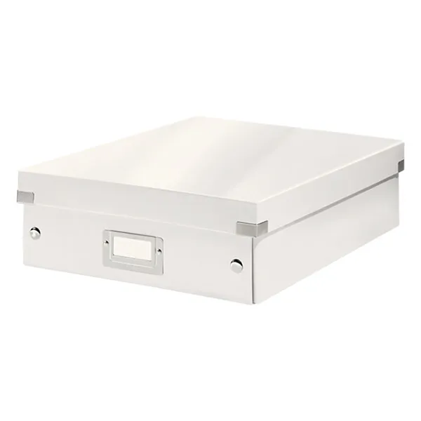 Leitz 6058 WOW caja de clasificación mediana blanca