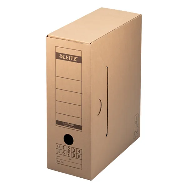Leitz 6086 caja de archivo con solapa superior A4 120 x 325 x 270 mm (10 unidades)
