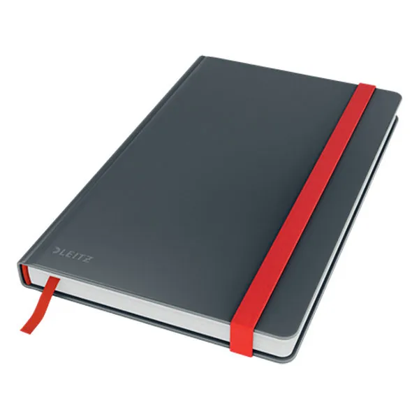 Leitz Cosy A5 Cuaderno cuadros tacto suave 90 gramos 96 hojas gris terciopelo