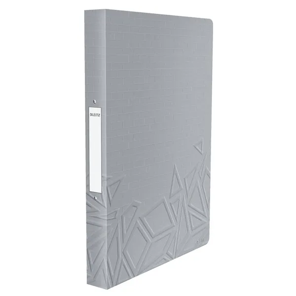 Leitz Urban Chic carpeta de anillas con 2 juntas gris oscuro (26 mm)
