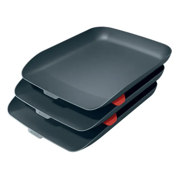 Leitz cosy Bandeja portadocumentos gris terciopelo (3 unidades)