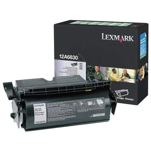 Lexmark 12A6830 toner negro (original)
