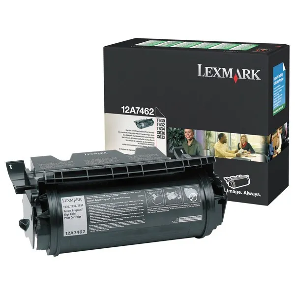 Lexmark 12A7462 toner negro XL (original)
