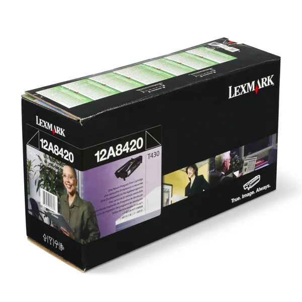 Lexmark 12A8420 toner negro (original)