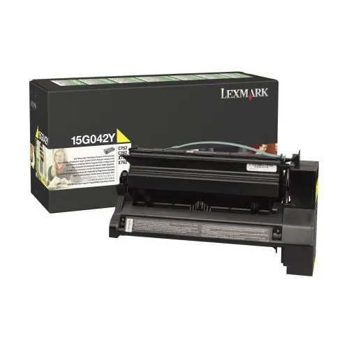 Lexmark 15G042Y toner amarillo XL (original)