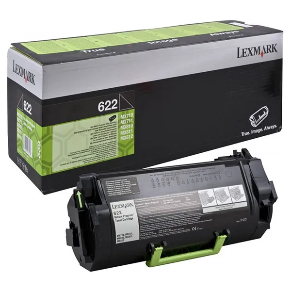 Lexmark 622 (62D2000) toner negro (original)