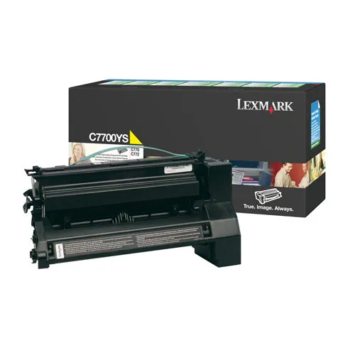 Lexmark C7700YS toner amarillo (original)
