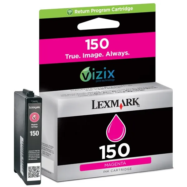 Lexmark nº 150 (14N1609E) cartucho de tinta magenta (original)