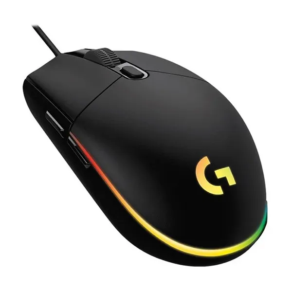 Logitech G102 LightSync Ratón gaming con cable negro