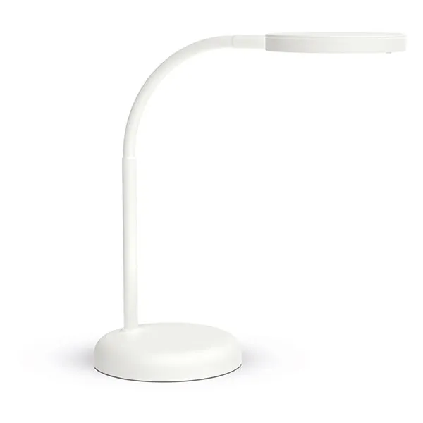 Lámpara de escritorio LED blanca