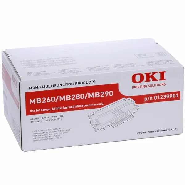 OKI 01239901 toner negro (original)
