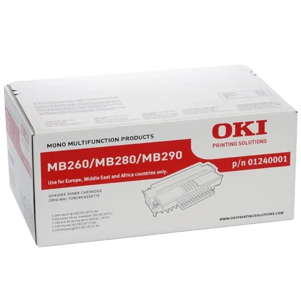 OKI 01240001 toner negro XL (original)