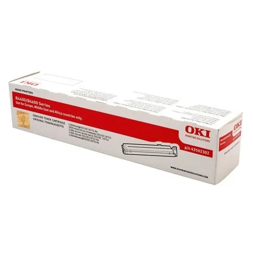 OKI 43502302 toner negro (original)