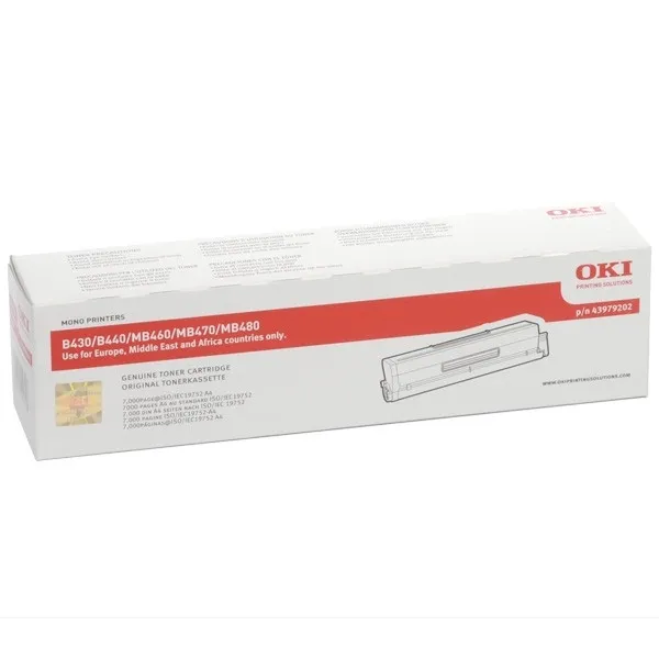 OKI 43979202 toner negro (original)