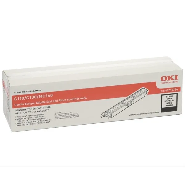 OKI 44250724 toner negro (original)