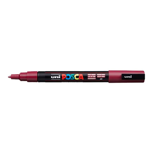 POSCA PC-3M rotulador rojo vino (0,9 - 1,3 mm redondo)