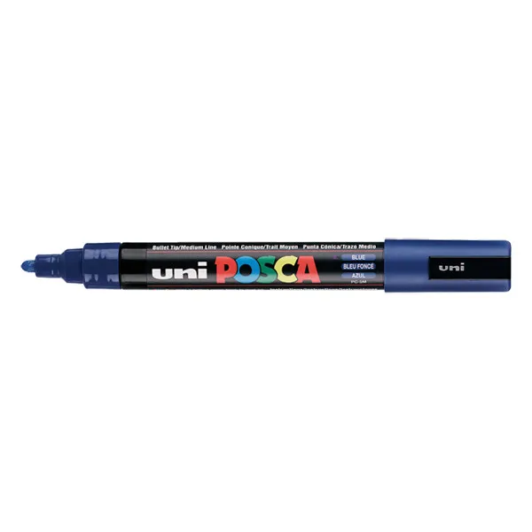 POSCA PC-5M rotulador azul oscuro (1,8 - 2,5 mm redondo)