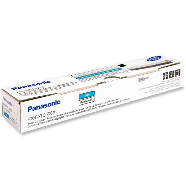 Panasonic KX-FATC506X toner cian XL (original)