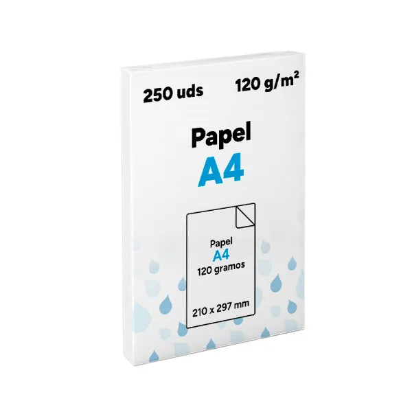 Papel A4 120 g (250 hojas)