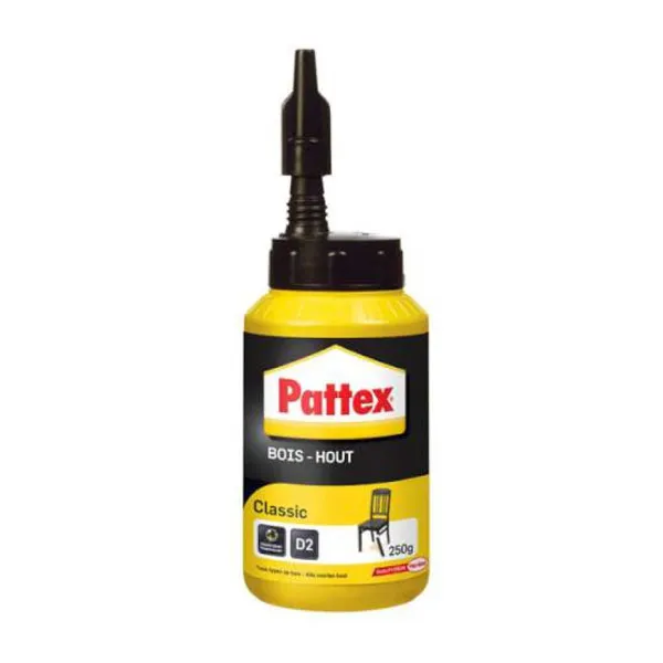Pattex Classic botella de pegamento para madera (250 gramos)