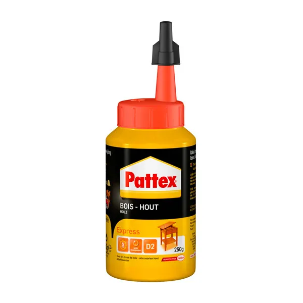 Pattex Express botella de pegamento para madera (250 gramos)