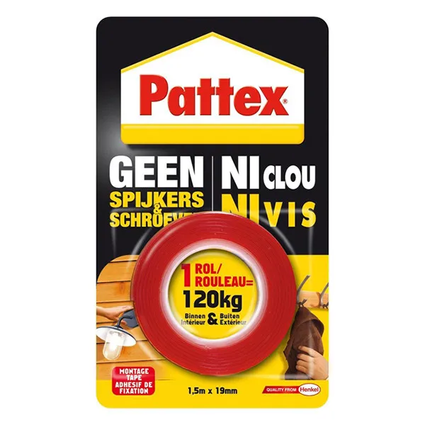 Pattex Supermontage cinta adhesiva hasta 120kg