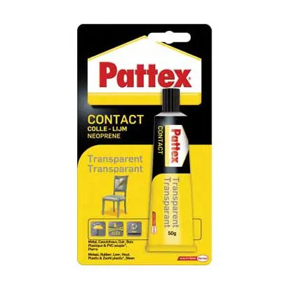 Pattex pegamento transparente adhesivo en tubo (50 gramos)