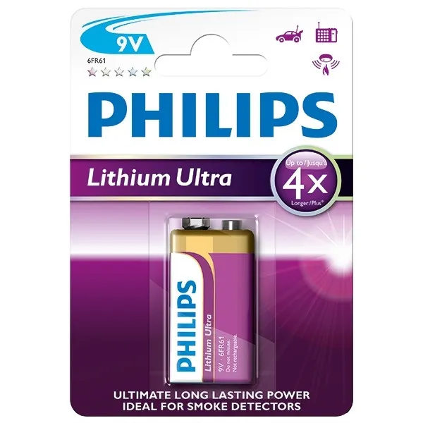 Philips Ultra E/6FR61 Pila Litio