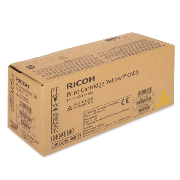 Ricoh type P C600 toner amarillo (original)