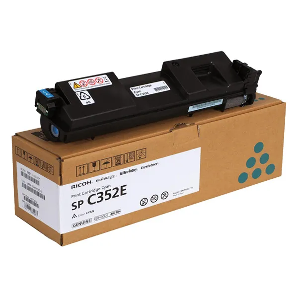 Ricoh type SP C352DN toner cian (original)