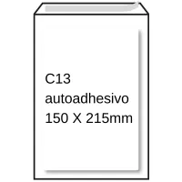 Sobre blanco | con acolchado | 150 x 215 mm | C13 | adhesivo | 5 unidades