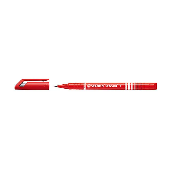 Stabilo SENSOR Rotulador de punta fina rojo