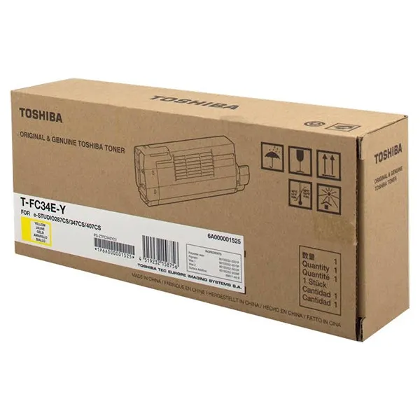 Toshiba T-FC34E-Y toner amarillo (original)