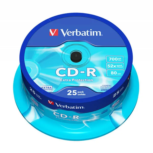 Verbatim CD-R 80 min - 25 unidades