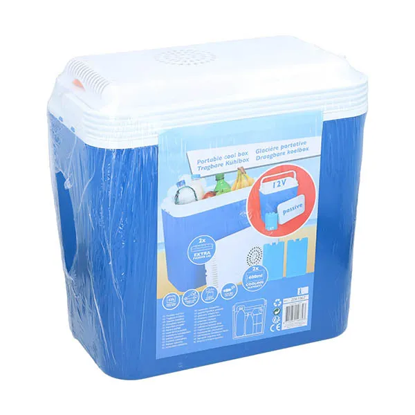 Nevera Portátil Eléctrica Azul 22 litros con conexión 12 V