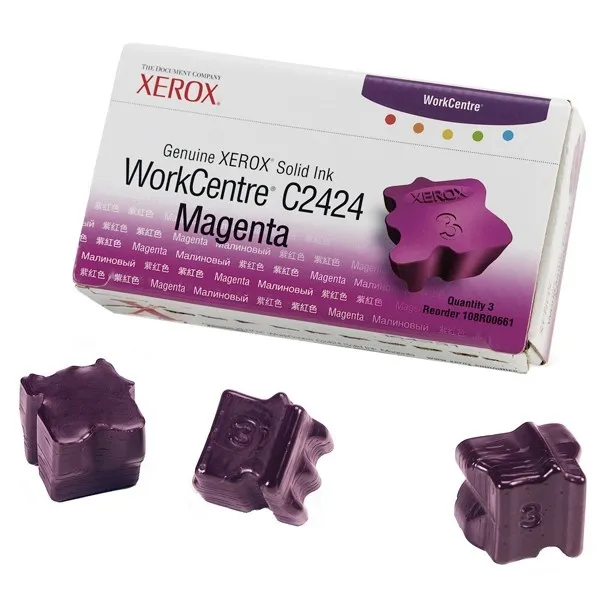 Xerox 108R00661 tinta solida magenta 3 unidades (original)