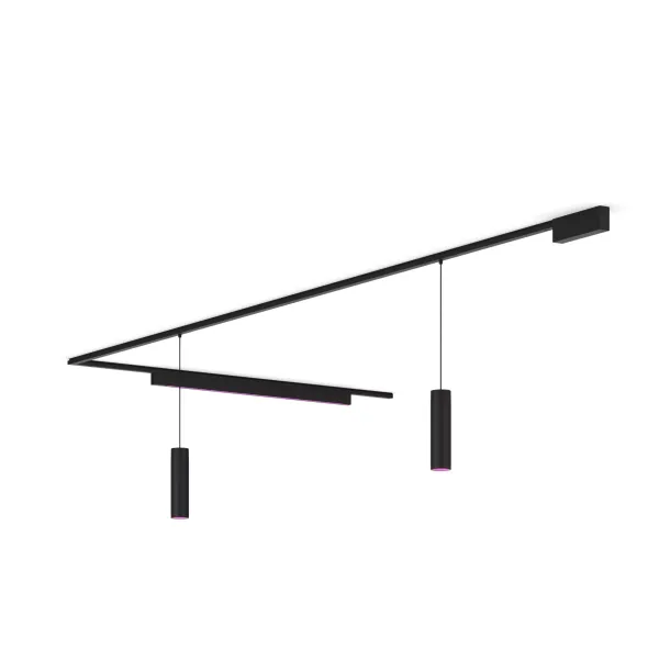 Philips Perifo Kit En Forma De L Base De Techo (2 Suspendidas, 1 Barra De Luz)