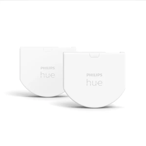Philips Hue Paquete De Dos Módulos De Interruptor De Pared Philips Hue