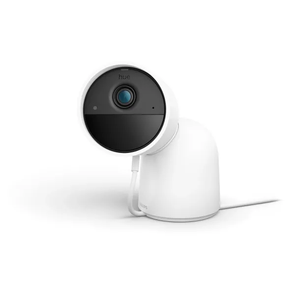 Hue Cámara De Seguridad Con Cable Con Soporte De Escritorio - Blanco
