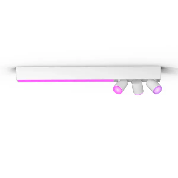 Philips Hue White & Color Ambiance Plafón Centris De Tres Focos - Blanco