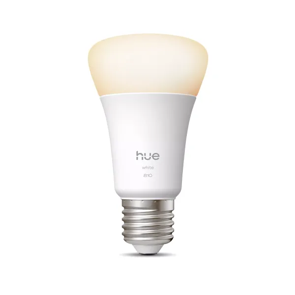 Philips Hue White Bombilla Inteligente A60 - E27 - 810