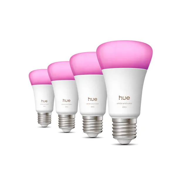Philips Hue White & Color Ambiance Bombilla Inteligente A60 - E27 - 810