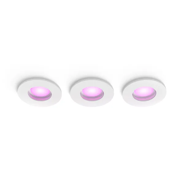 Philips Hue White & Color Ambiance Pack De 3 Focos Empotrables Xamento - Blanco