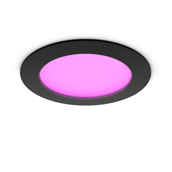 Philips Hue White & Color Ambiance Empotrable Fino 170 mm - Negro
