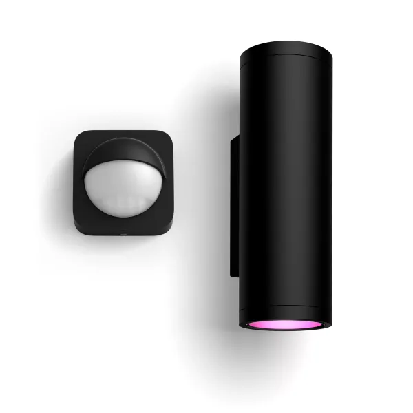 Philips Pack: Aplique De Pared Exterior Hue Appear + Sensor De Exterior