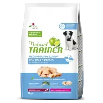 Natural Trainer Medium Puppy y Junior Pollo Pienso para Perros