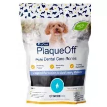 PlaqueOff Dental Care Bones Mini Arándanos para Perros